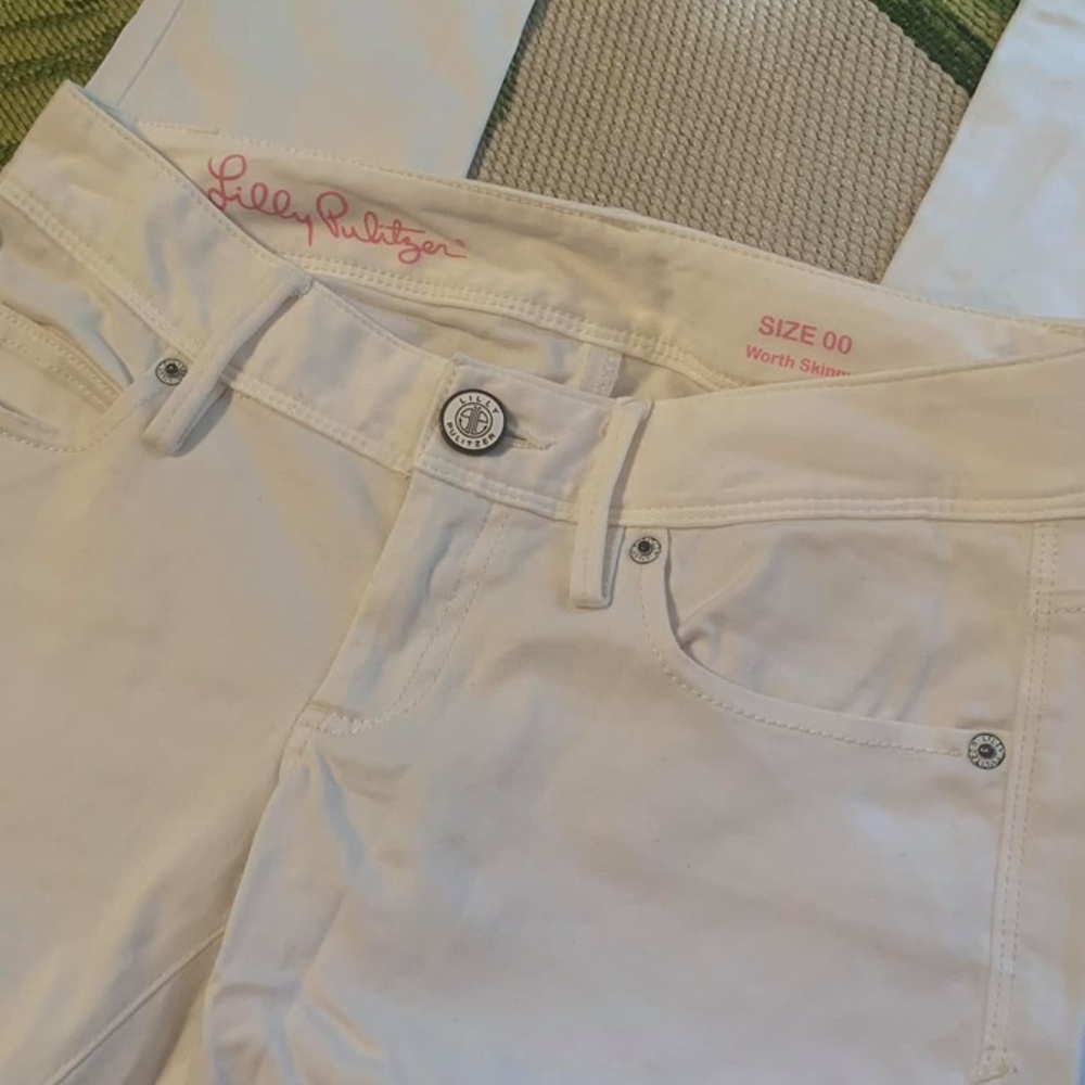 Lilly Pulizer Worth Skinny Jeans in Resort White